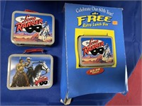 (3) LONE RANGER CHEERIOS METAL LUNCH BOXES