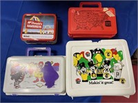 (4) FAST FOOD ADVERTISING LUNCH BOXES