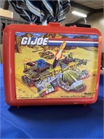 ALADDIN G.I. JOE PLASTIC LUNCH BOX W/ THERMOS