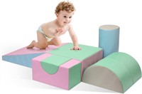 Climb & Crawl Foam Play Set - Toddlers  Pink