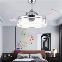 Fandian 42 Ceiling Fan with Lights Smart Bluetooth