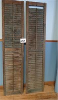 Vintage Shutters 74" Tall 16" Wide