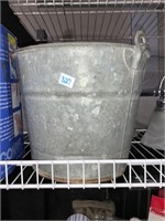 galvanized bucket