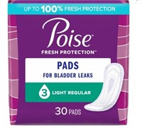 Poise Incontinence Light Pads Pack of 2