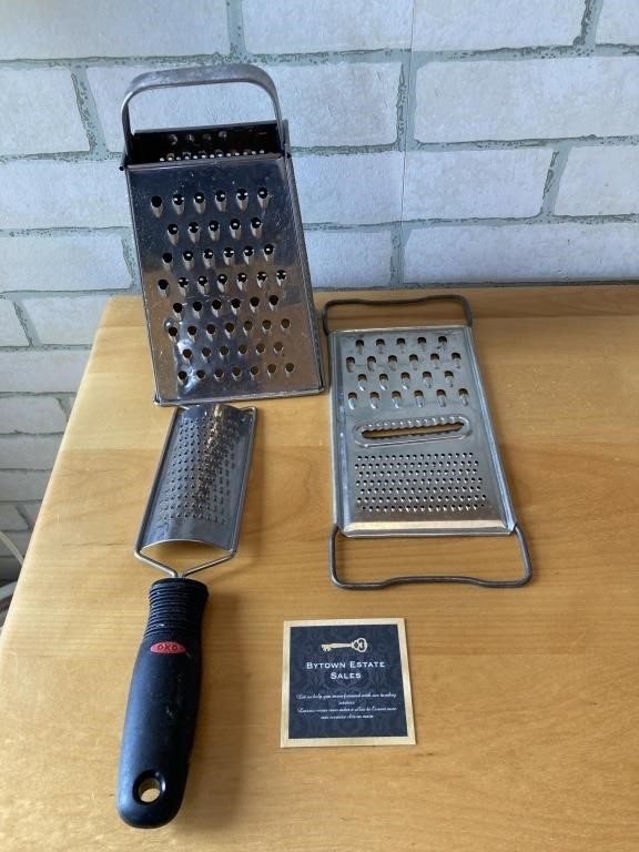 Lot of Stainless Steel Graters