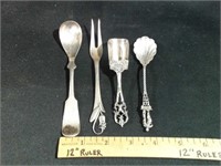 MIX OF COIN SILVER SPOONS