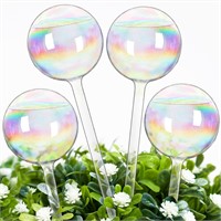 Sawowkuya 4 Pcs Plant Watering Globes, 9 Inch Irid