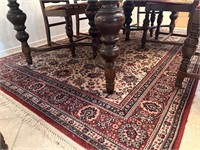 BEAUTIFUL WOOL RUG MADE IN BELGIUM 5'7"x7'11"