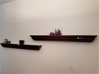 2PC FLOATING WALL SHELVES