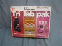 Vintage Trilab Science Set