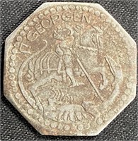 St Georgen Schwartz 10 coin