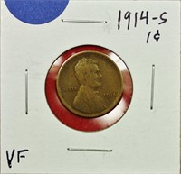 1914-S Lincoln Cent VF