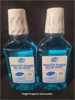 2 Mouth Rinse Blue Mint 8.5fl oz