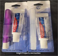 2 Travel Toothbrush and Toothpaste