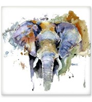NEW 24"x24" Abstract Elephant Print