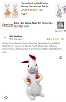 BUNNY STATUE (OPEN BOX, NEW)