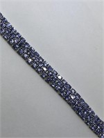 Silver & Tanzanite (21.70ct) Bracelet