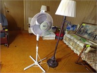 Floor Lamp, Fan