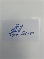 Olympic gymnast Peter Vidmar original signature