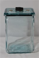 Antique Delco Light Battery Jar With Lid