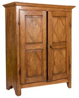 18th C. Continental Fruitwood Cabinet