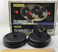 4 5lb Dumbbell Weights