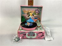 Enesco Barbie action music box Let’s Go To The