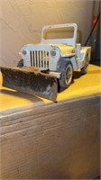 Vintage Tonka Jeep with plow