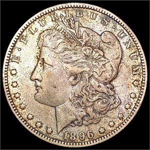 1896-O Morgan Silver Dollar CLOSELY UNCIRCULATED