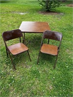 Vintage Samsonite table 2 chairs