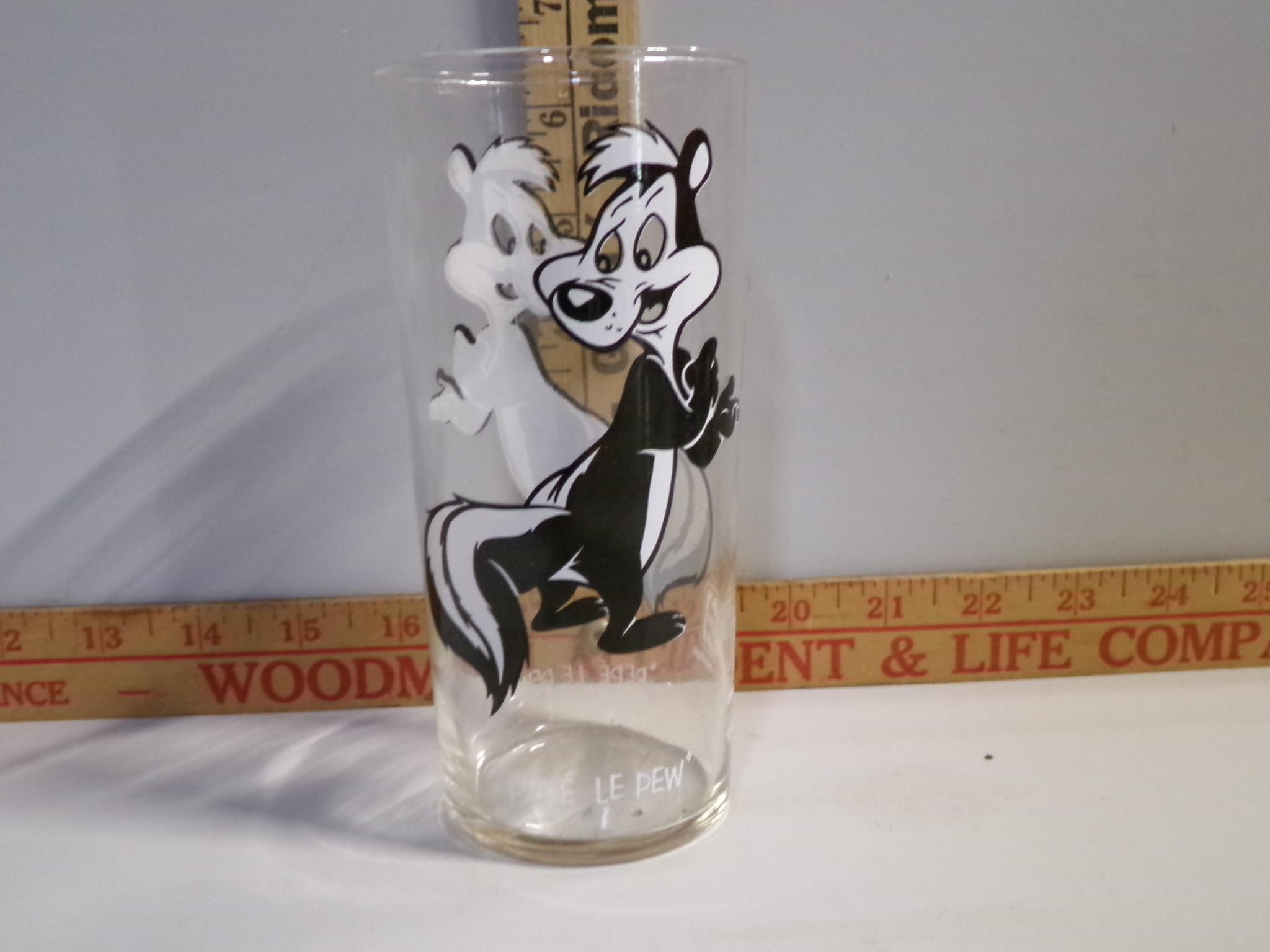 1973 Pepe Le Pew Character Glass