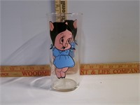 1973 Petunia Pig Character Glass