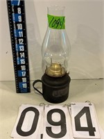A T & S F oil lamp 13”