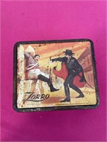 Vintage Zorro metal lunchbox