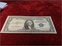1935G $1 Silver certificate US banknote.
