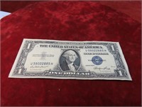 1935E $1 Silver certificate US banknote.