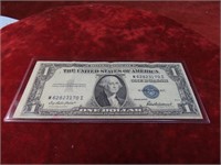1935F $1 Silver certificate US banknote.