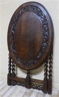 Barley Twist Oak Folding Occasional Table.