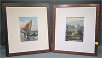 2 SMALL EUROPEAN PAINTING SIGNED "WEIGEL"
