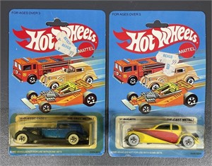 Two 1982 Mattel Hotwheels Cars NOS