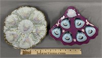 Limoges Oyster Plates