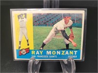 1960 Topps, Ray Monzant baseball card