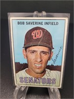 1967 Topps, Bob Saverine baseball card