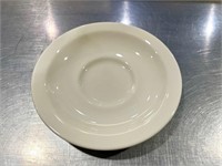 Bid X108 White Homer Laughlin Saucers 5-1/2"