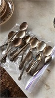 SILVER PLATED FLATWARE SET