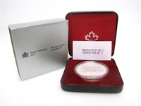 RCM 1981 TRANS-CANADA RAILWAY SILVER DOLLAR COIN