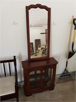 Curio Cabinet & Mirror