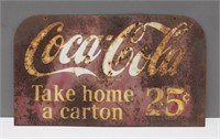 COCA-COLA RACK TOPPER SIGN