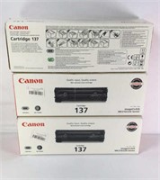 New Lot of 3 Canon Monochrome Laser Cartridge