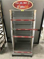 KELLOGG’S METAL AND WOOD DISPLAY RACK